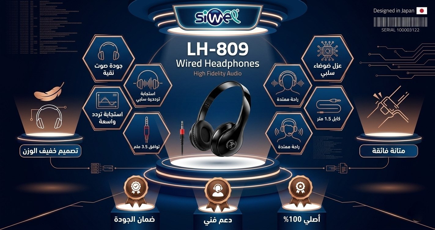 photo_2026-04-23_00-09-52 Wired headphones LH0809 - Image 1