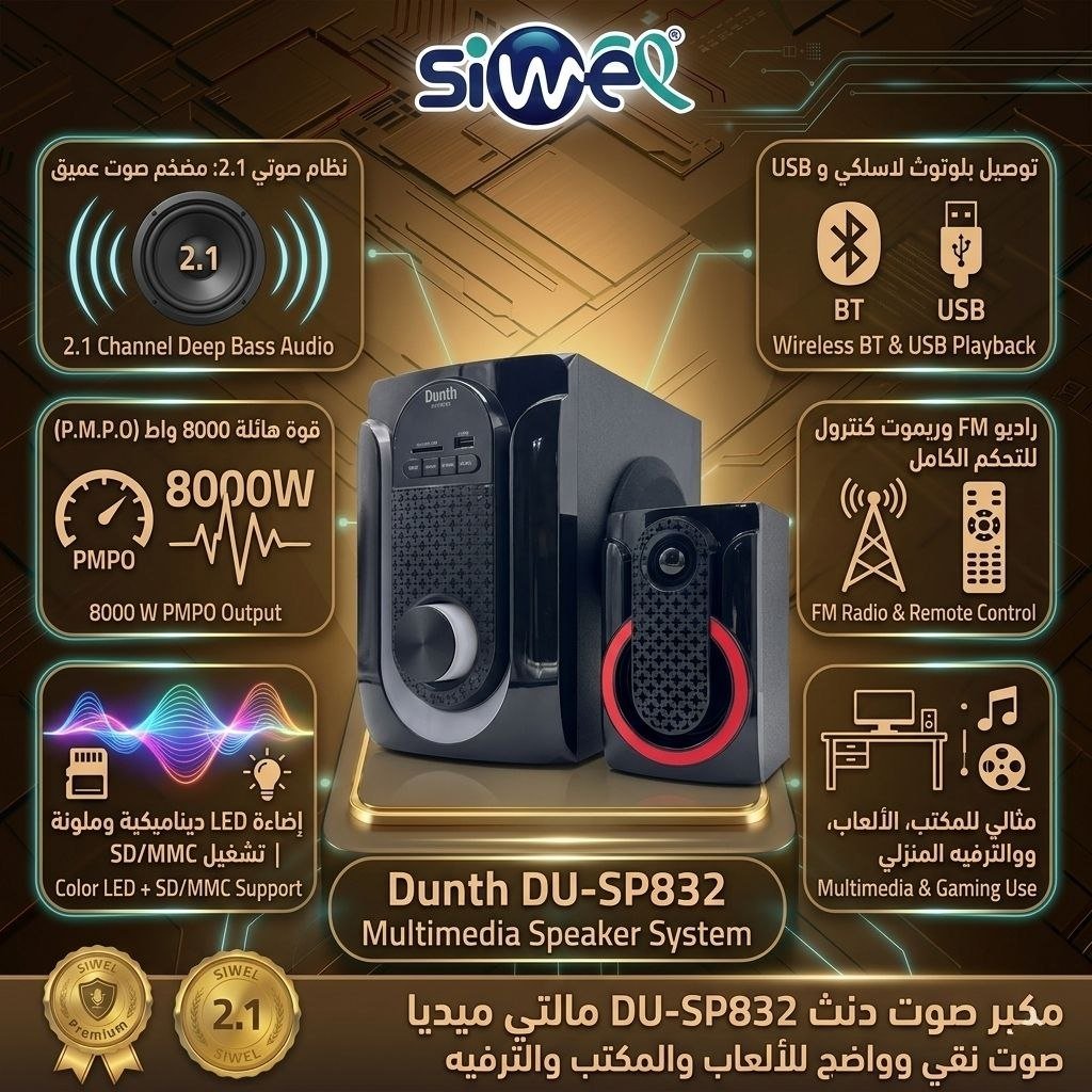 photo_2026-04-24_07-25-03 Multimedia speaker dunth DU-SP832 - Image 1