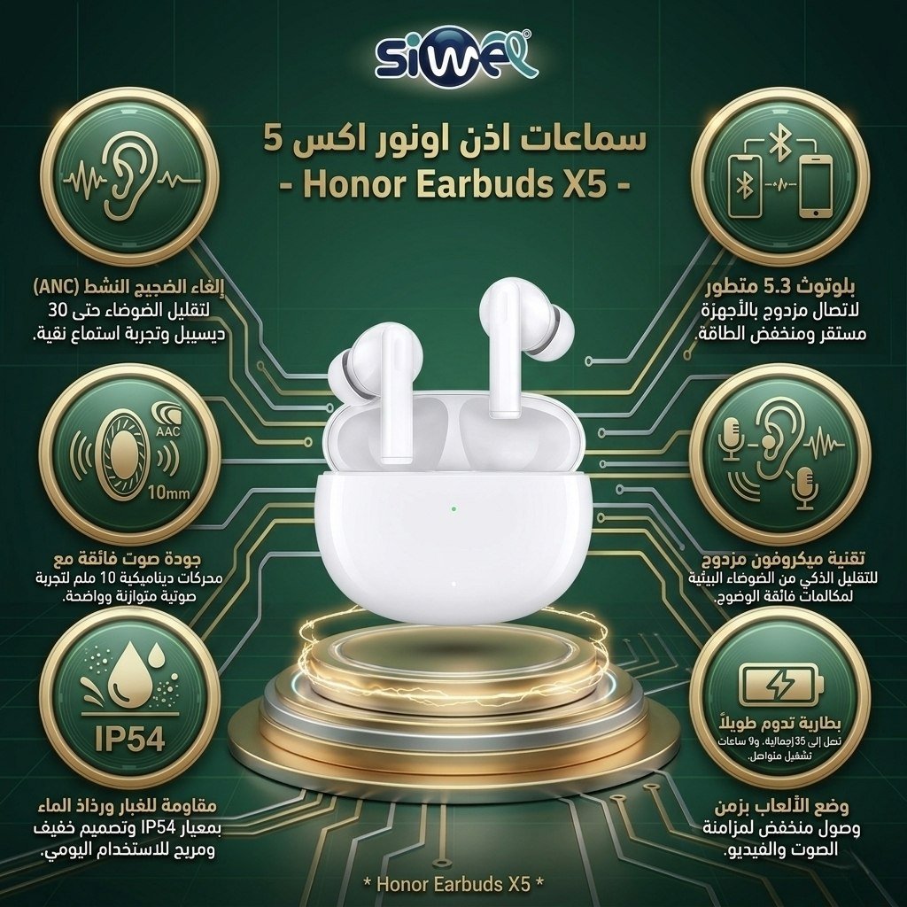 photo_2026-04-25_11-29-54 Earbuds honor X5 - Image 1