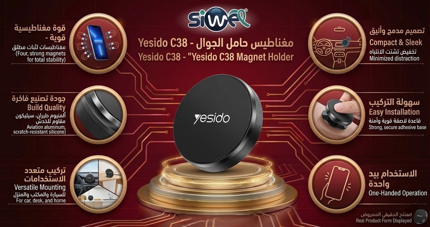 photo_2026-04-28_00-47-34 Magnet holder Yesido C38 - Image 1