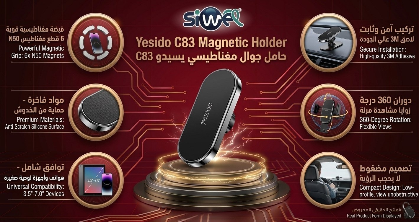 photo_2026-04-28_00-49-52 Magnetic holder Yesido c83 - Image 1