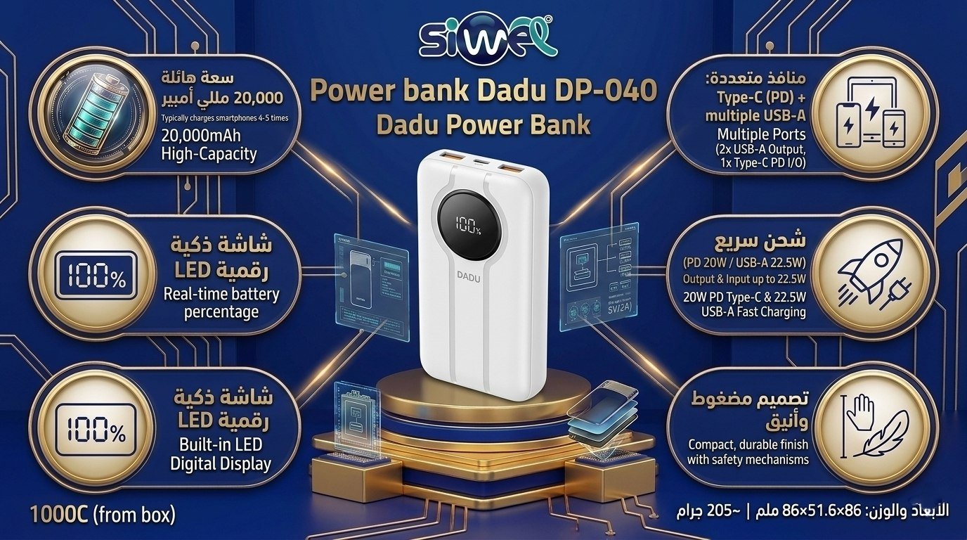 photo_2026-06-14_12-11-29 Power bank Dadu DP-040 - Image 1