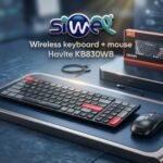 Wireless keyboard + mouse Havite KB830WB